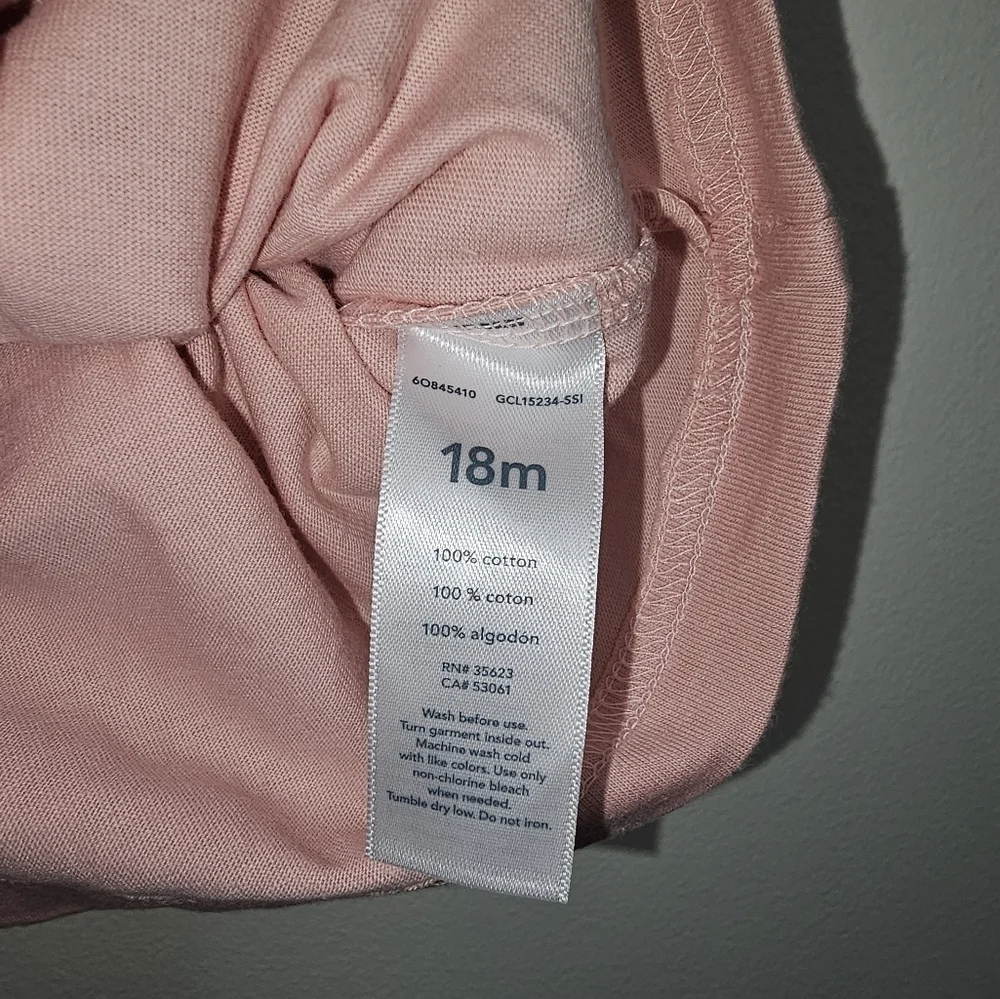 Girls 18 month nwot‎ pink Easter shirt